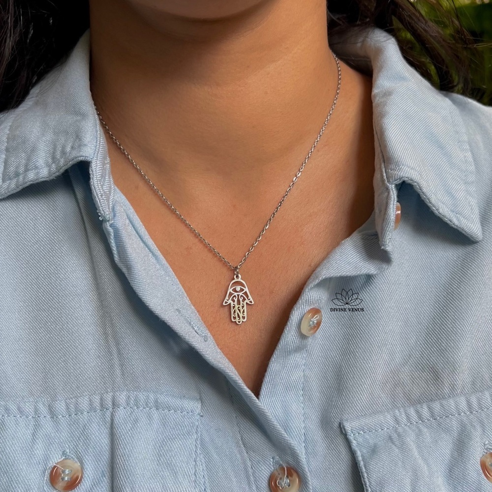 Hamsa Necklace | Stainless Steel Jewelry